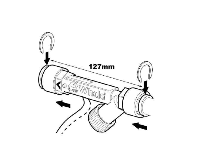 Whale AK1570 Mixer Valve Conversion Kit