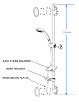 Redring Selectronic Premier Thermostatic Electric Care Shower – 10.8kW or 9.5kW Pump Connect, photo 4