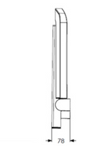 AKW Onyx Fold Up Shower Seat - White (02801WH-LS)