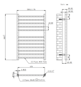 Kartell K-VIT Metro Towel Rail – Stainless Steel (All Sizes)