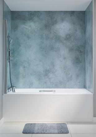 AKW PVC White Gloss Bath Panel