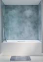 AKW PVC White Gloss Bath Panel