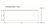 AKW PVC White Gloss Bath Panel, photo 2