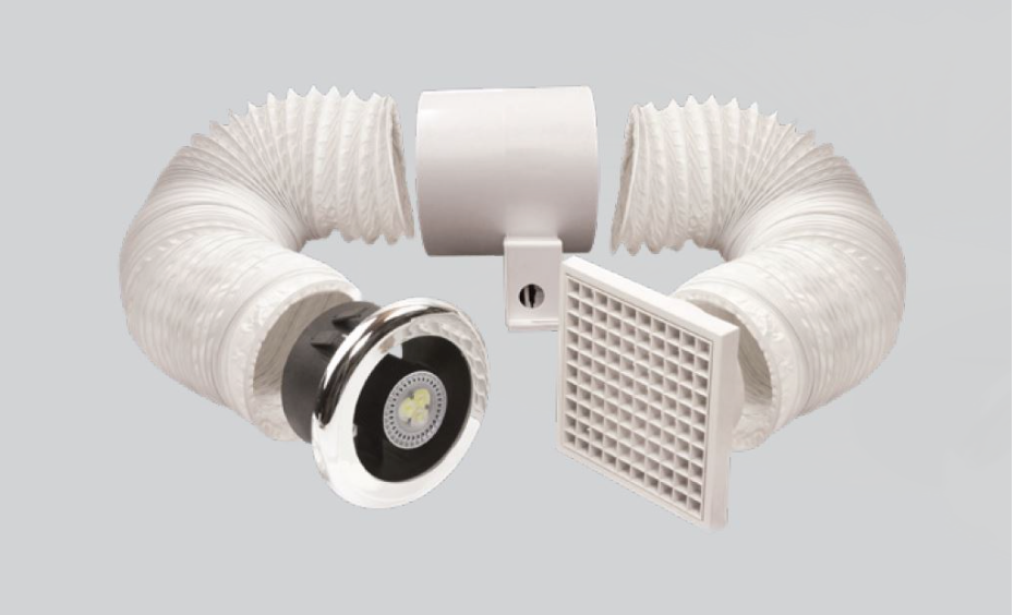 AKW Vent-Axia Lo-Carbon Vent-A-Light Shower Extractor Fan with LED Light, photo 2