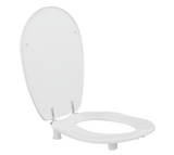 Pressalit Toilet Seat Ergosit With Cover, 50mm Raised White (R20000)