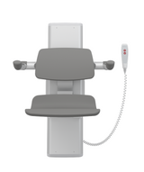 Pressalit PLUS Shower Seat 450, Electrically Height Adjustable Anthracite Grey (R7634112)