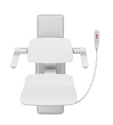 Pressalit PLUS Shower Seat 450, Electrically Height Adjustable White (R7634000)