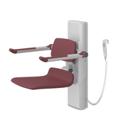 Pressalit PLUS Shower Seat 450, Electrically Height Adjustable Red (R7634035)
