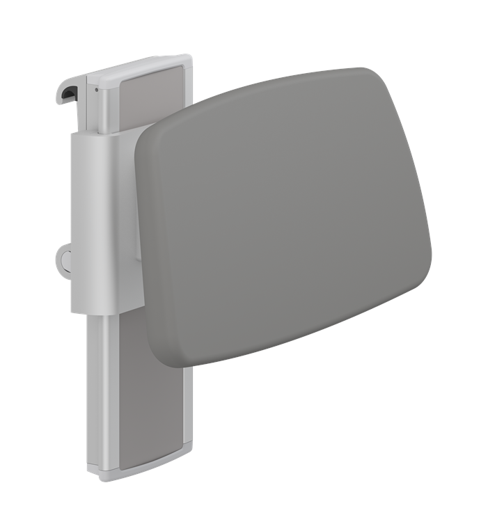 Pressalit PLUS Backrest, Vertical And Horizontal Adjustable, Grey (R6444112)