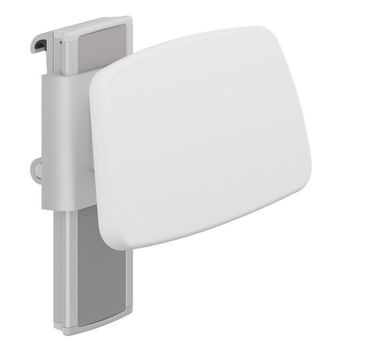 Pressalit PLUS Backrest, Vertical And Horizontal Adjustable White (R6444000)