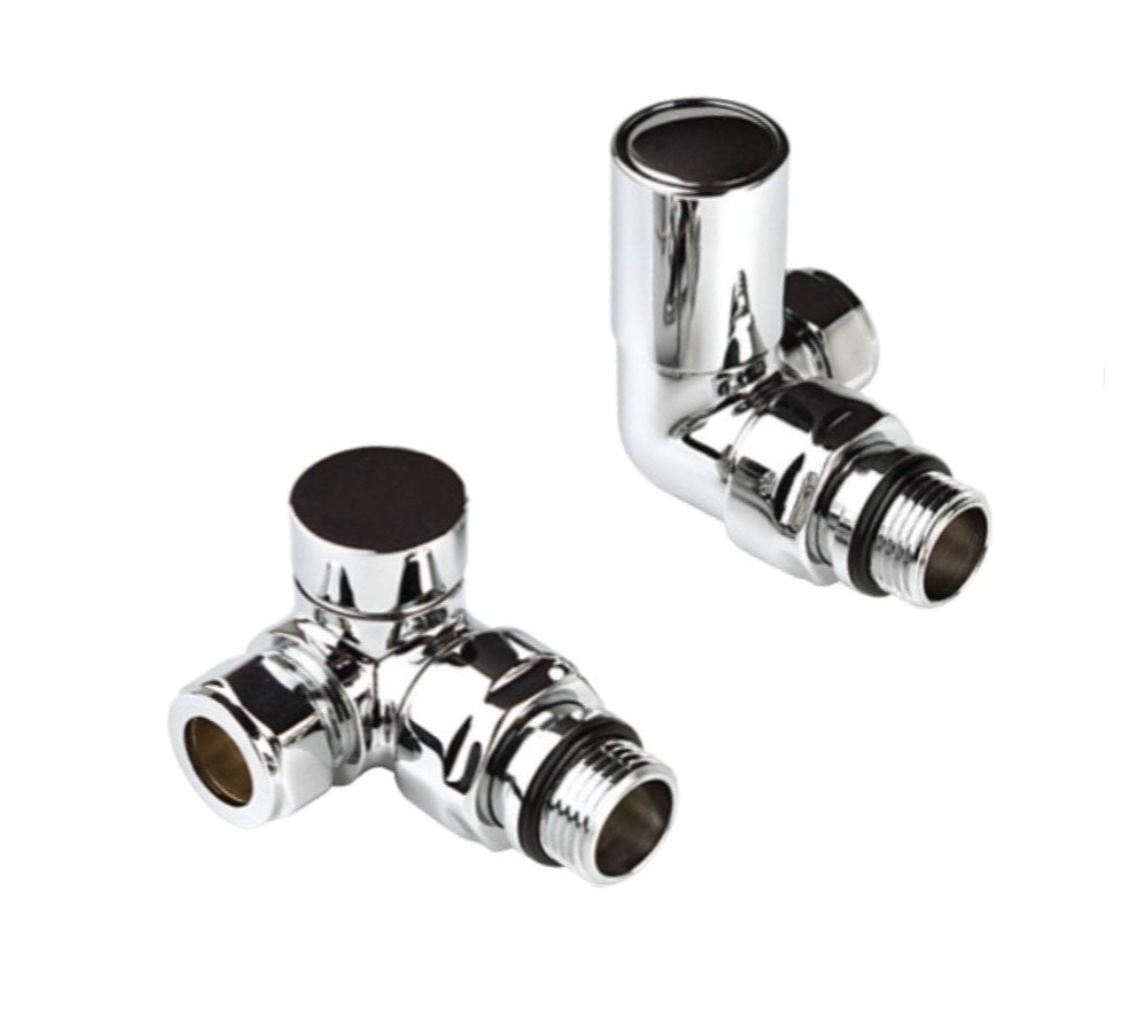 Kartell K-VIT Corner Valve (Pair) Chrome (CRNV)