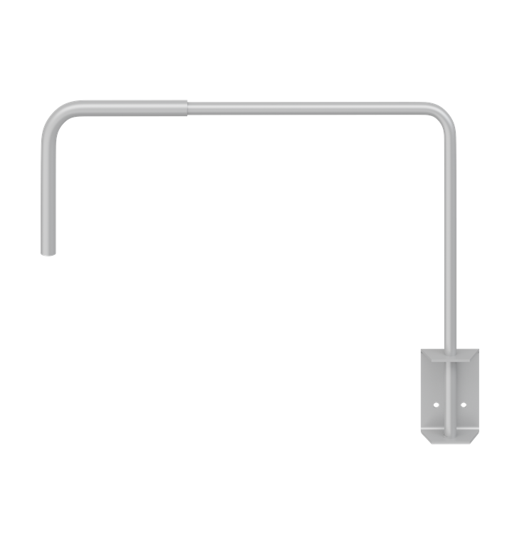 Pressalit safety lock holding a folded shower change table