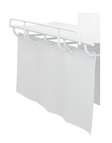 Pressalit white splash curtain for SCT 1000
