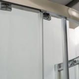 Impey Coram Premier 8 8mm Plain Glass 1200mm x 900mm Double Offset Quadrant Shower Enclosure Chrome  (P8QD129CUC)