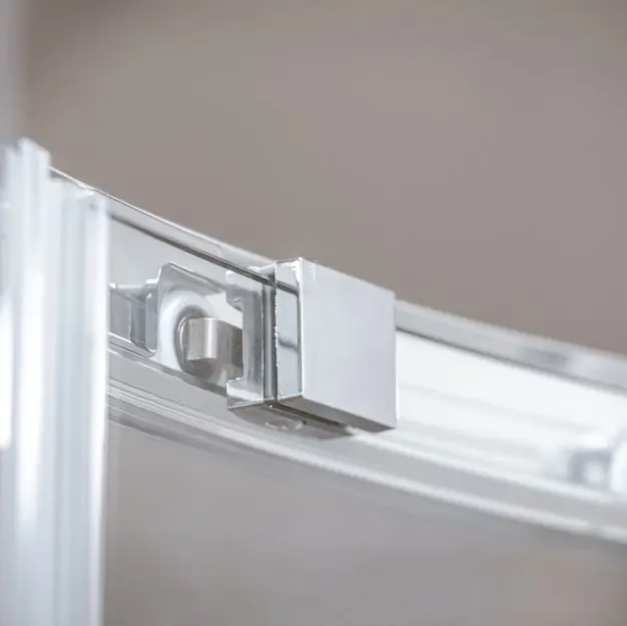 Impey Coram Premier 8 8mm Plain Glass 1200mm x 900mm Double Offset Quadrant Shower Enclosure Chrome  (P8QD129CUC)