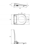 AKW Ergonomic Bidet Seat (30502)