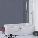 AKW Brereton P Shaped Walk In Shower Bath, photo 5