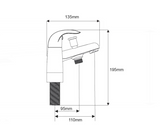 AKW Denova Bath Shower Mixer Tap (Excluding Shower Kit) Chrome (30816)