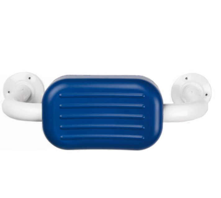 AKW Padded Toilet Back Rest Rail – White, Grey or Blue, photo 5