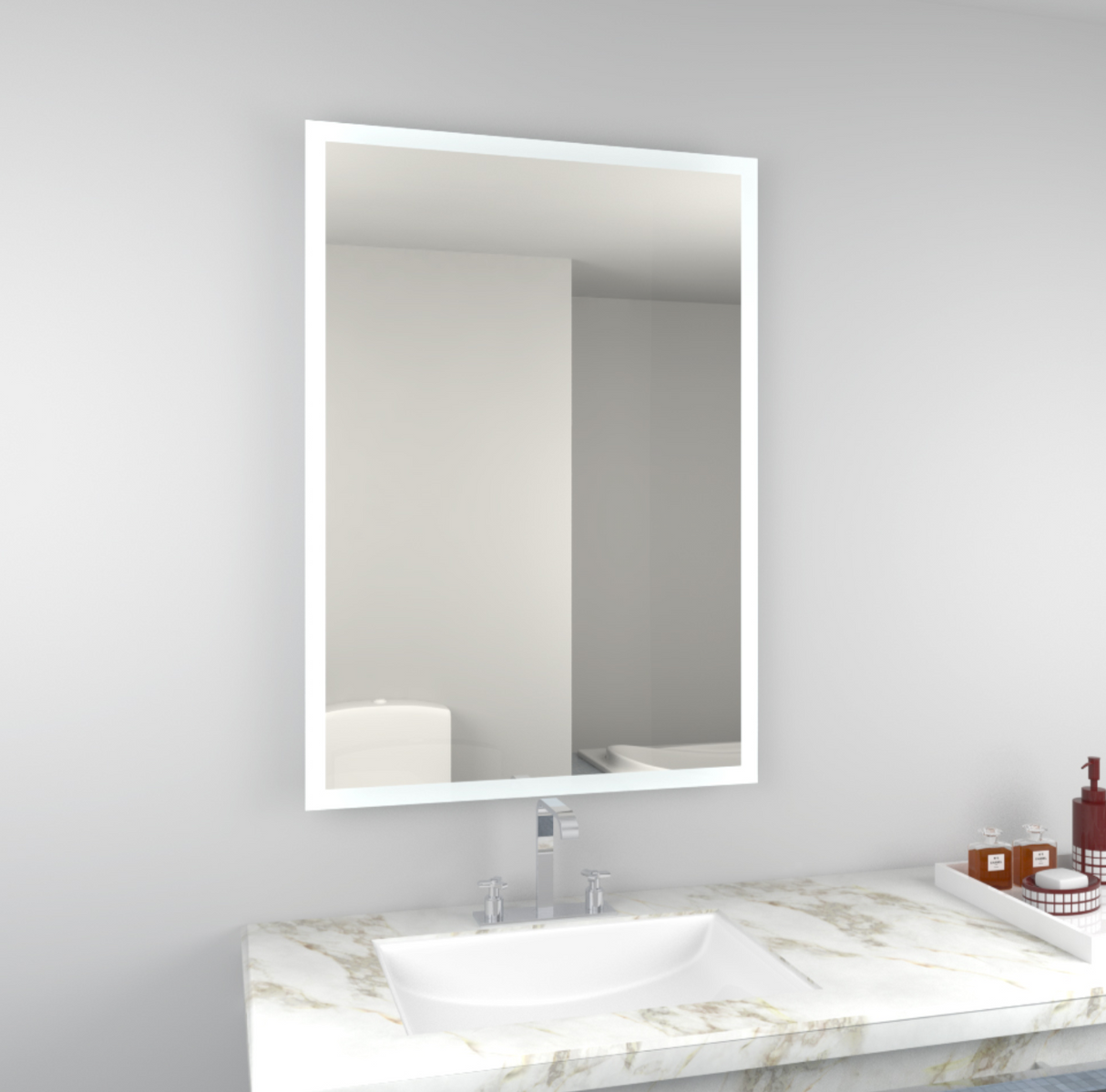 Kartell K-VIT Manton 500x700mm LED Mirror-Chrome (MA5070)