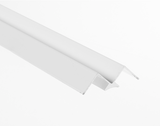 AKW Alveo PVC Wall Panel Profiles 2500mm Satin Aluminium – Choice of Profile