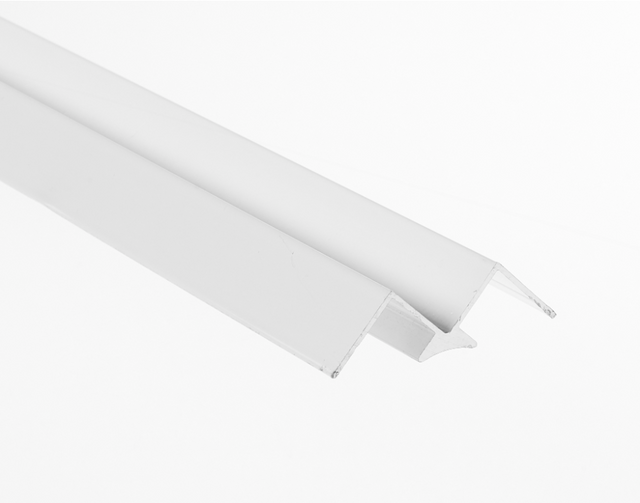AKW Alveo PVC Wall Panel Profiles 2500mm Satin Aluminium – Choice of Profile