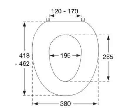Pressalit Colani toilet seat with cover – view 3