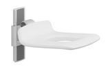 Pressalit PLUS shower seat – 450 mm Manual – Seat Only, With Aperture
