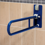 AKW 1800 Series Fold Up Toilet Support Rail – With or Without Leg, Choice of Colour, photo 9
