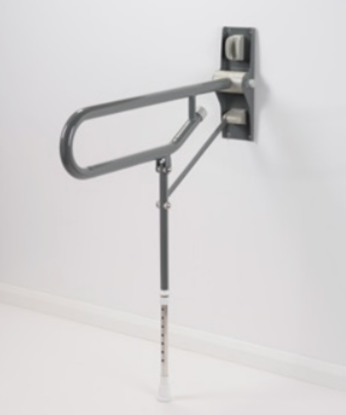 AKW 1800 Series Fold Up Toilet Support Rail – With or Without Leg, Choice of Colour, photo 6