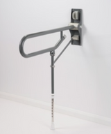 AKW 1800 Series Fold Up Toilet Support Rail – With or Without Leg, Choice of Colour, photo 6