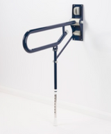 AKW 1800 Series Fold Up Toilet Support Rail – With or Without Leg, Choice of Colour, photo 5