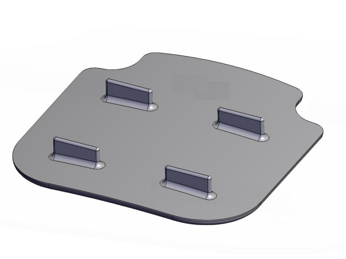 AKW Spare Seat Pad for 3000 Series Seat Grey (03133)