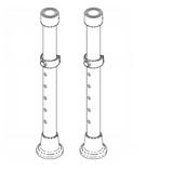 AKW 1000 & 3000 Series Shower Seat Spare Parts – Pads, Arms & Leg Kit