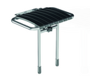 AKW Bama Slatted Shower Seat – Fold Up, Hanging or Stool, Grey or White