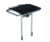 AKW Bama Slatted Compact Fold up Seat Grey (02020MG-LS)