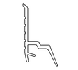 AKW Marlbrook Wall Panel Bottom & Floor Profiles – Tray, Tile, Skirting or Vinyl