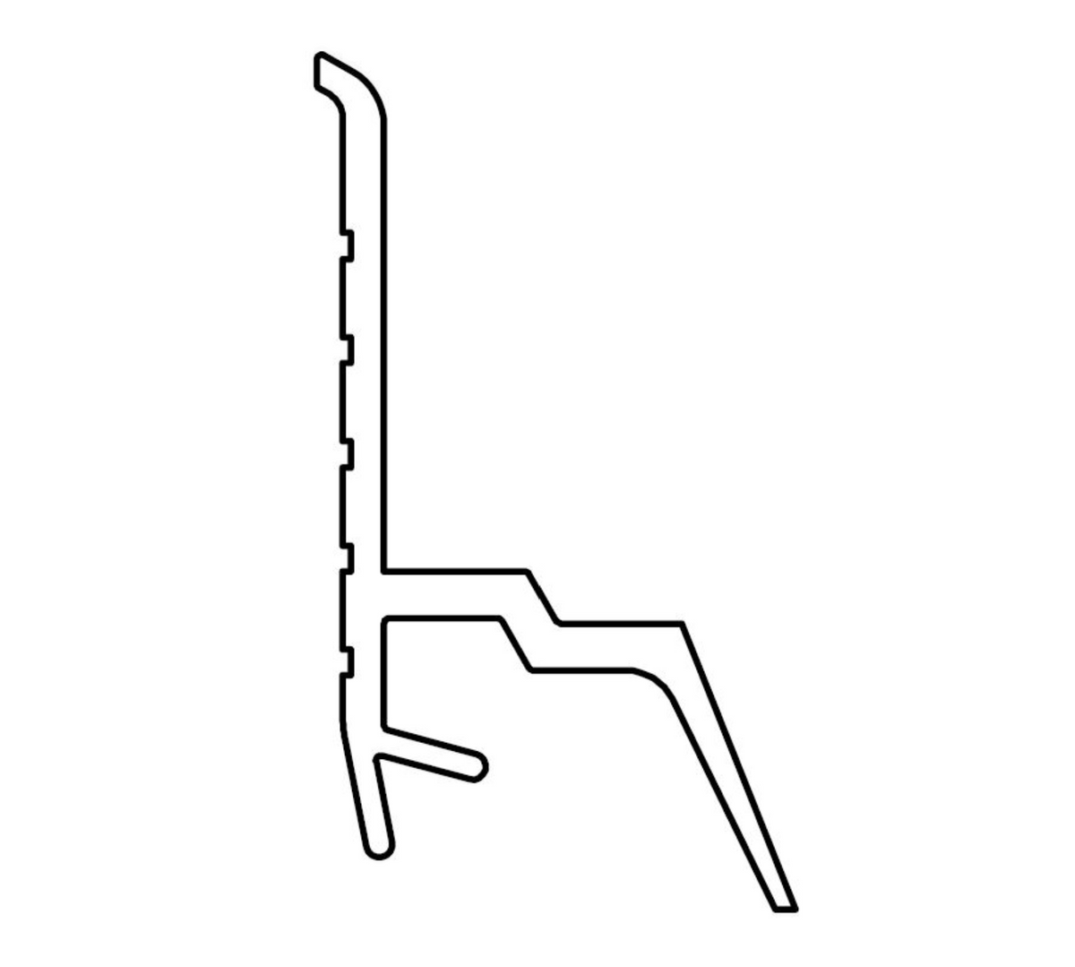 AKW Marlbrook Wall Panel Bottom & Floor Profiles – Tray, Tile, Skirting or Vinyl