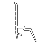 AKW Marlbrook Wall Panel Bottom & Floor Profiles – Tray, Tile, Skirting or Vinyl