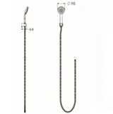 AKW Basic Shower Kit (No Rail) with 1.5m Hose (30819)