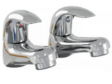AKW Denova Lever Bath Taps (Pair) – Chrome (30814)