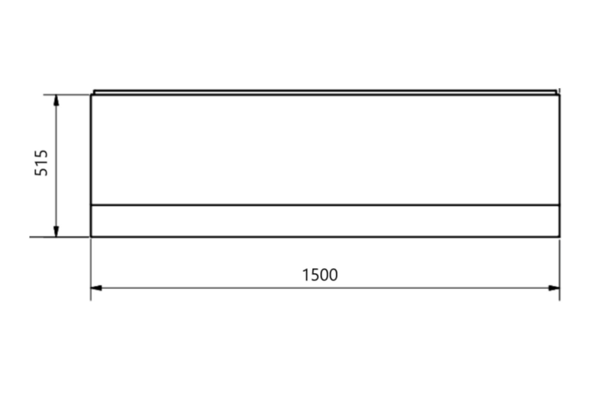 Kartell K-VIT Ultimate Reinforced Front Panel 1500mm x515mm (UFP1500515)