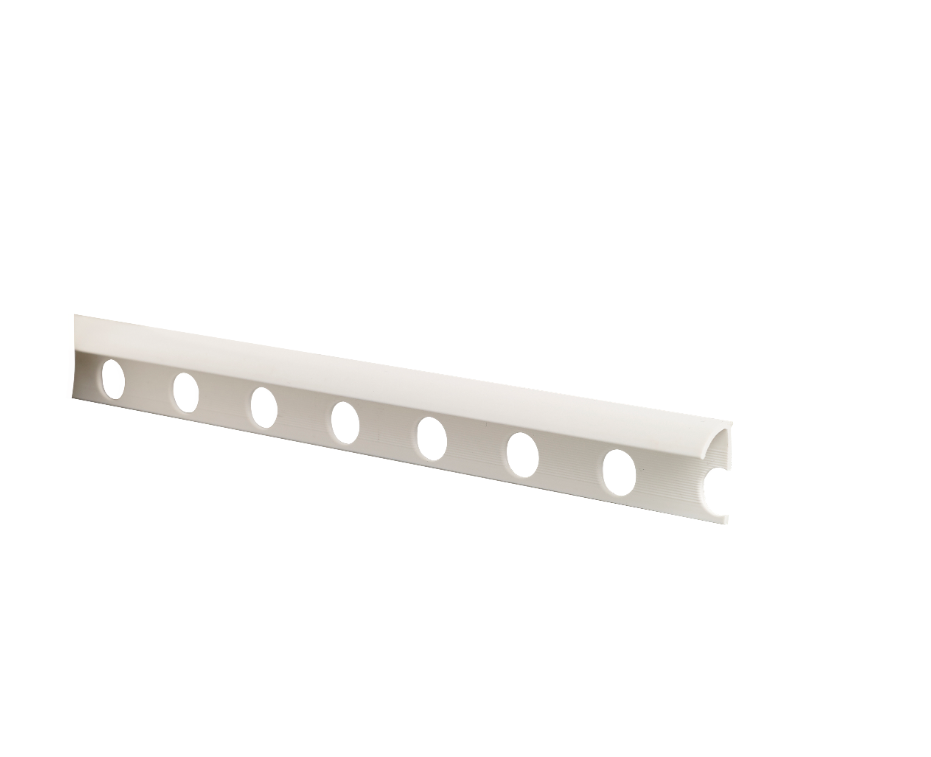 Tile Edge Trim 8mm Plastic 3mtr (pack of 10) (30072)
