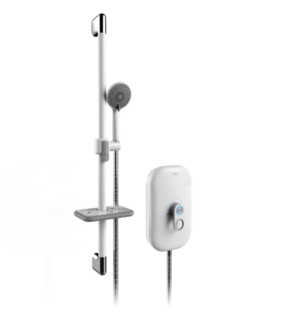 AKW SmartCare Lever White 9.5kw with Care Accessory Kit (29091CGR)