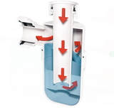 AKW Basin 1 1/4" 32mm Bottle Trap - White (08-006-040)