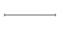 AKW Straight Shower Curtain Rail