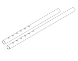 AKW 2000 Series Shower Seat Spare Parts – Pads, Legs & Hanging Bracket, photo 8