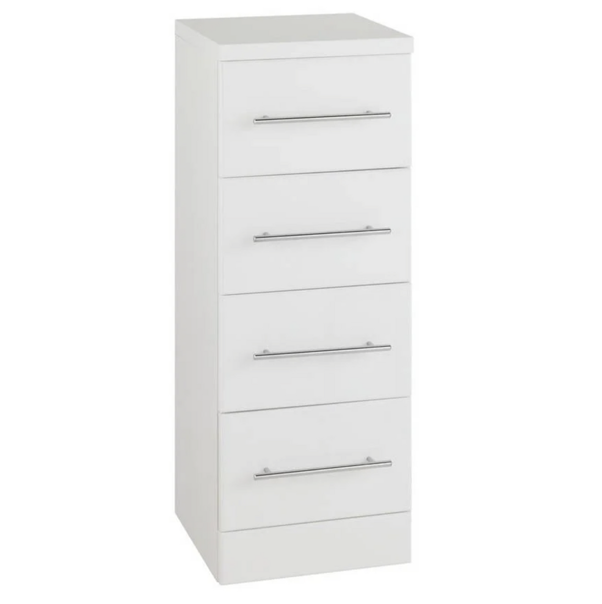 Kartell K-VIT Impakt Drawer Unit 300mm 4 Drawers (300mm deep)-White Gloss (IMP300DU)