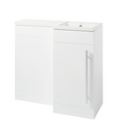 Kartell K-VIT Matrix 900mm L-Shaped Furniture Pack, Right Hand - White Gloss