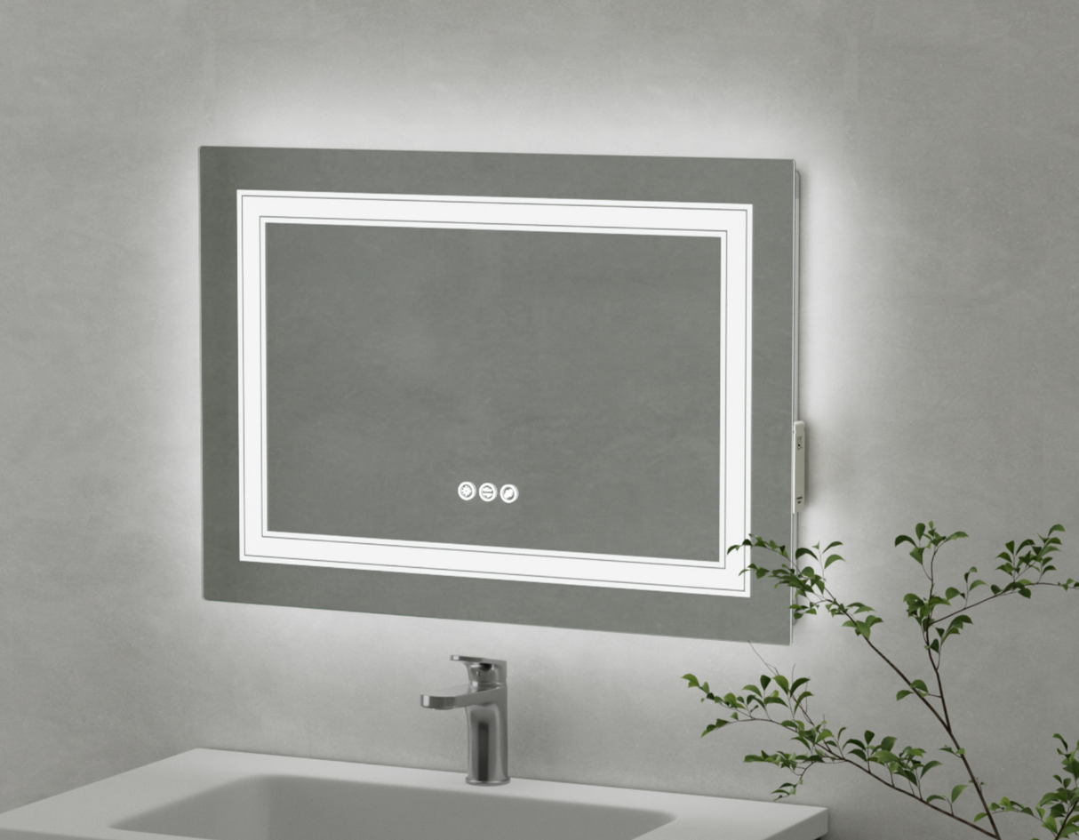 Kartell K-VIT Scope 500x700mm Landscape Mirror-Chrome (SC5070L)